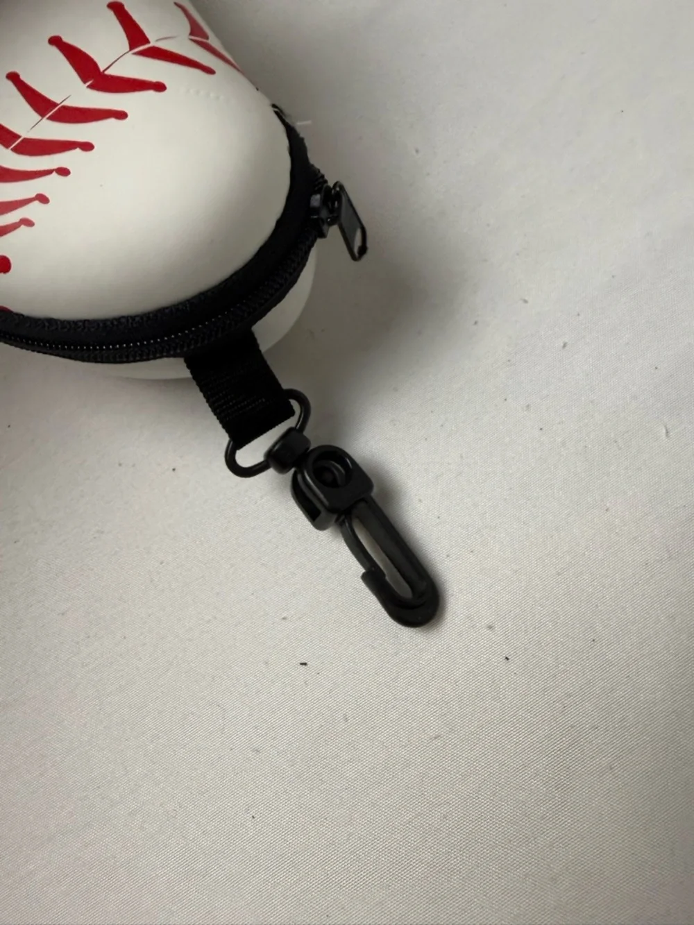 Cooperstown Dreams Park Kids Baseball Sunglasses Case - White with Red Stitching